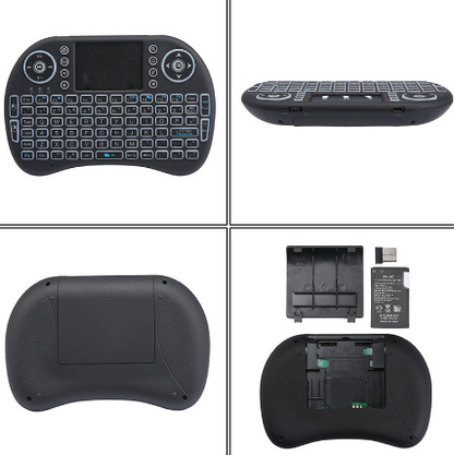Smart TV Box con Teclado Inalámbrico Mini