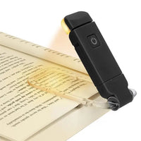 Lámpara de lectura LED recargable por USB para proteger los ojos.