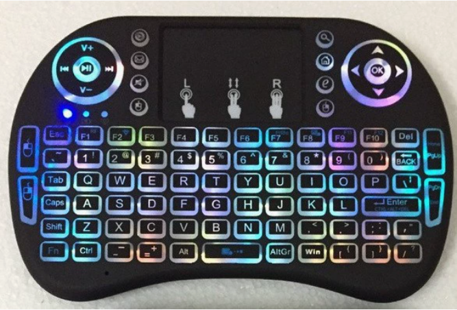 Smart TV Box con Teclado Inalámbrico Mini