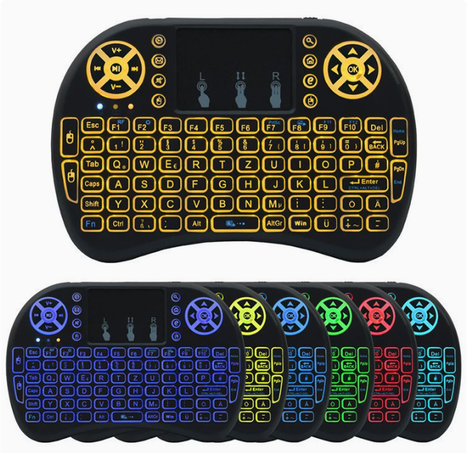 Smart TV Box con Teclado Inalámbrico Mini