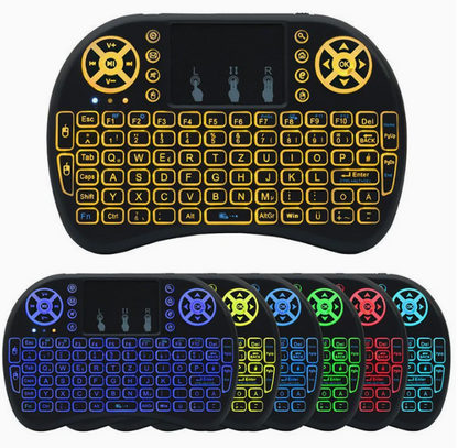 Smart TV Box con Teclado Inalámbrico Mini